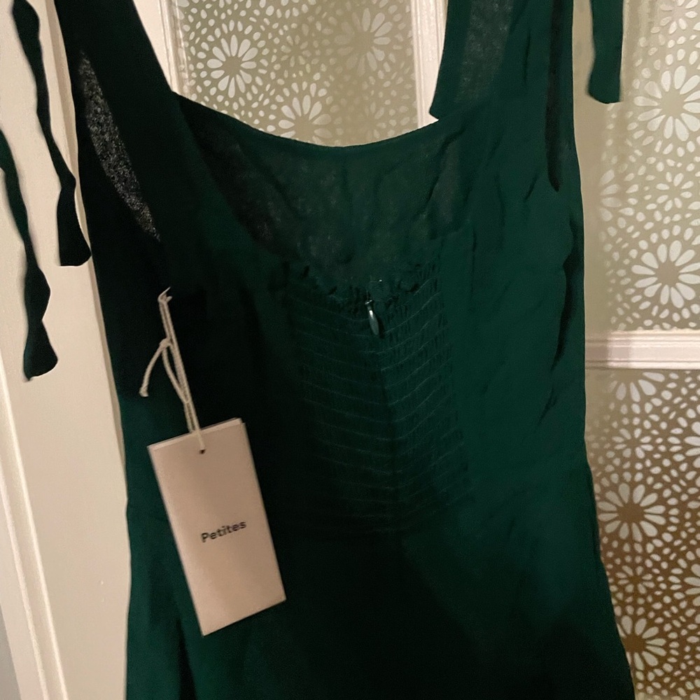 Emerald green midi dress - Picture 5 of 5